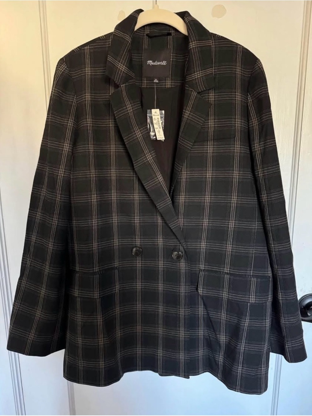 Madewell Blazer in Seaton Plaid